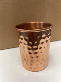 Kupferbecher gehämmert